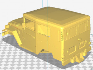 toyota bj-40 printable body car Model do druku 3D