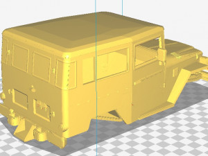 toyota bj-40 printable body car Model do druku 3D