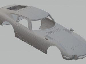 totoya 2000 gt 1968 printable body car 3D Print Model