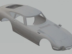 トヨタ 2000GT 1968 印刷可能なボディ車 3Dプリントモデル