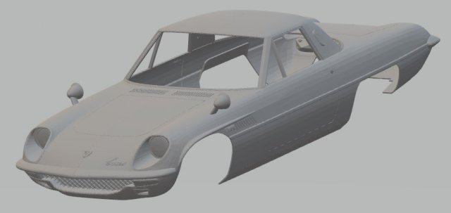 mazda cosmo sport 1967 printable body car Modello di stampa 3D .c4d .max .obj .3ds .fbx .stl .blend 