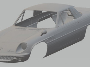 mazda cosmo sport 1967 printable body car 3D Print Model