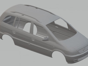 opel zafira printable body car 3Dプリントモデル