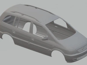 opel zafira printable body car 3D Print Model
