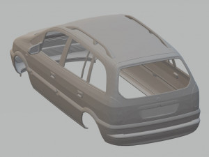 opel zafira printable body car Model do druku 3D
