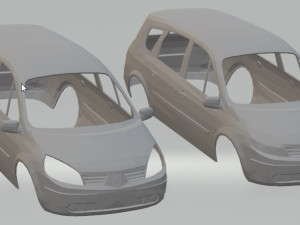 renault scenic printable body car 3D Print Model