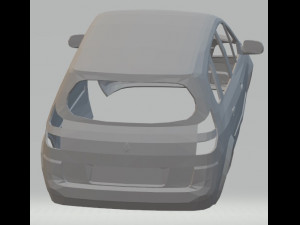renault scenic printable body car Model do druku 3D