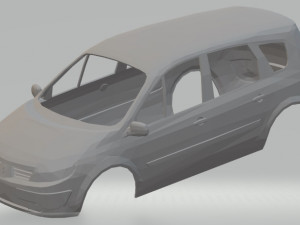 renault scenic printable body car Model do druku 3D