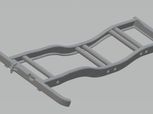mercedes unimog 406 printable truck 3Dプリントモデル