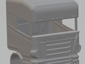 scania r 420 printable body truck 3D Print Model