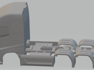 volvo fh 16 printable body truck 3D Принт Модель