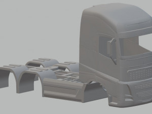 volvo fh 16 printable body truck 3D Принт Модель