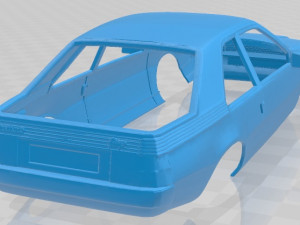 renault fuego printable body car 3D 프린트 모델