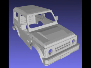 carro suzuki samurai sj-410 para impress&atilde;o Modelo de Impressão 3D