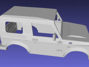 suzuki samurai sj-410 printable body car 3D Print Model