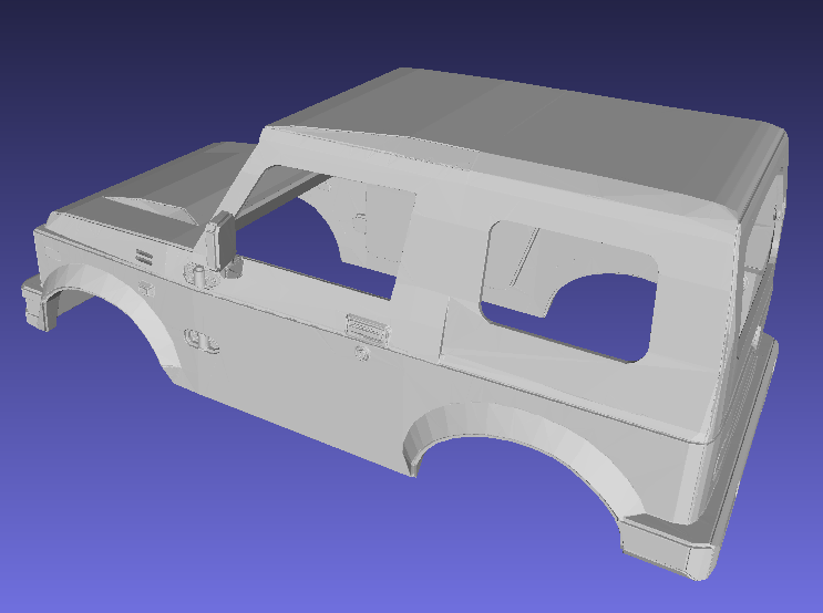Suzuki Samurai Sj 410 Printable Body Car 3d Model In Automotive