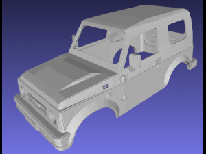 suzuki samurai sj-410 printable body car 3D प्रिंट मॉडल