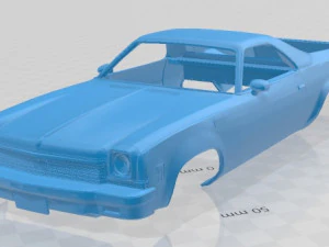 chevrolet el camino 1973 printable body car 3D Print Model