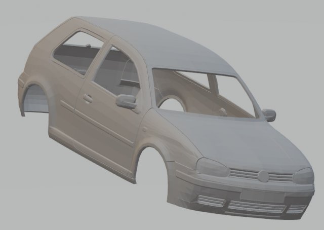 Volkswagen Golf 4 R32 | 3D model