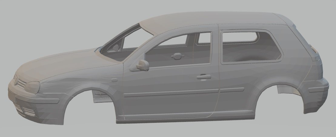 volkswagen golf mk4 printable body car 3D Print Model in Automotive 3DExport