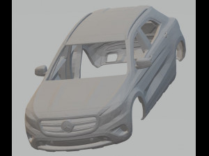 mercedes benz gla 2016 printable body car 3D 打印模型