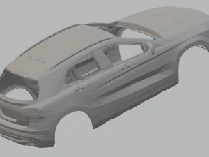 mercedes benz gla 2016 printable body car 3D Print Model