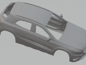 mercedes benz gla 2016 printable body car 3D 打印模型