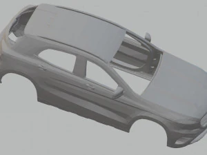 mercedes benz gla 2016 printable body car 3D Print Model