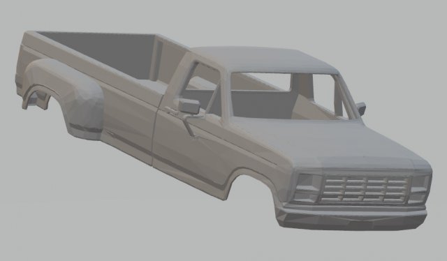 f350 printable body truck Modèles 3D en vedette .c4d .max .obj .3ds .fbx .stl .blend 