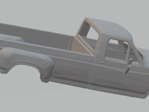 f350 printable body truck Modèles 3D en vedette