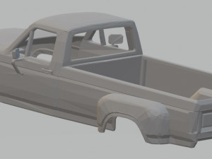 f350 printable body truck Modèles 3D en vedette