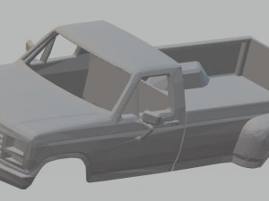f350 printable body truck Modèles 3D en vedette