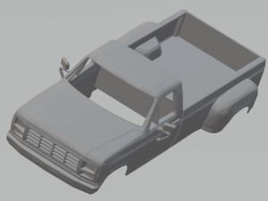 f350 printable body truck Modèles 3D en vedette