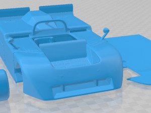 Chaparral 2J Printable Car 3D Druckmodell