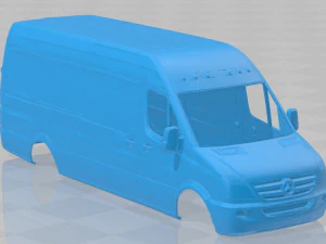 mercedes benz sprinter 2014 printable body van 3D Print Model