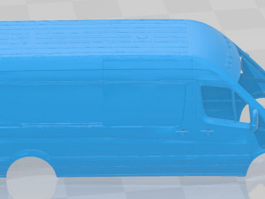 mercedes benz sprinter 2014 printable body van 3D-Druckmodell