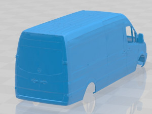 mercedes benz sprinter 2014 printable body van 3D-Druckmodell