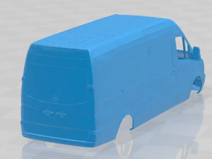 mercedes benz sprinter 2014 printable body van 3D Print Model