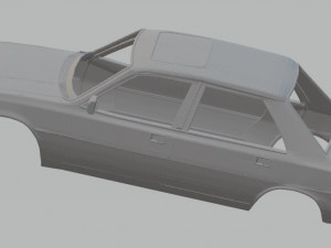 peugeot 305 printable body car Model Cetak 3D