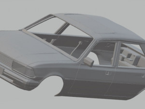 peugeot 305 printable body car Model Cetak 3D