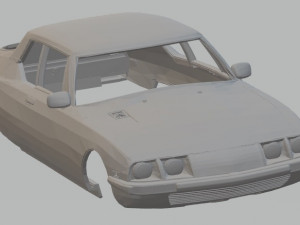 citroen sm printable body car 3D 打印模型