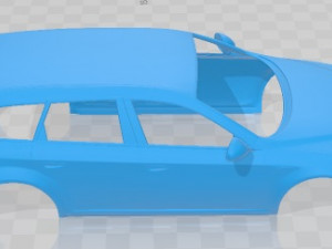 Alfa Romeo 159 Sportwagon 2011 Printable Body Car 3Dプリントモデル