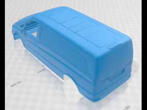 mercedes benz vito w639 2011 printable body van 3D Print Model