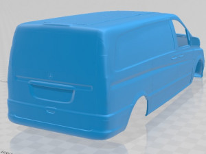 mercedes benz vito w639 2011 printable body van Modelo de impresión 3D