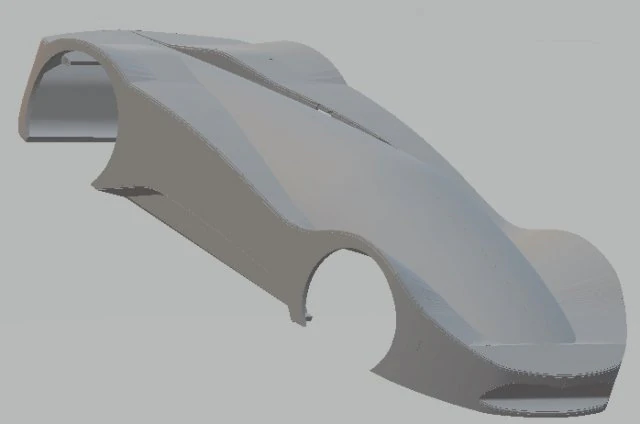 maserati birdcage printable body car 3D Print Model .c4d .max .obj .3ds .fbx .stl .blend 