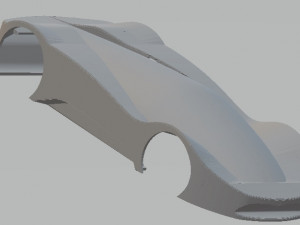 maserati birdcage printable body car 3D Print Model