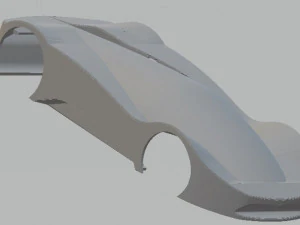 मासेराती बर्डकेज प्रिंट करने योग्य बॉडी कार 3D प्रिंट मॉडल