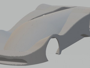maserati birdcage printable body car 3D Baskı Modeli