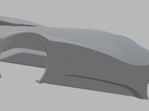 maserati birdcage printable body car 3D Baskı Modeli
