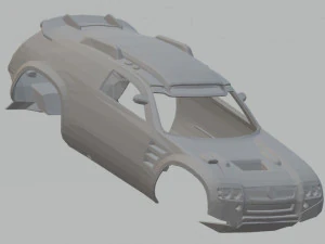 volkswagen touareg dakar carroceria imprimível Modelo de Impressão 3D